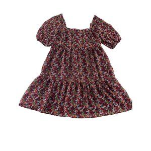 NWT BCBGeneration Women's Floral Multi Color Square Neck Dress - 8